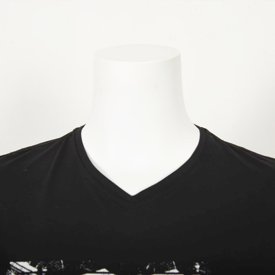 【Lサイズ】パリの街角プリント　カットソー　VALENZA　5552603