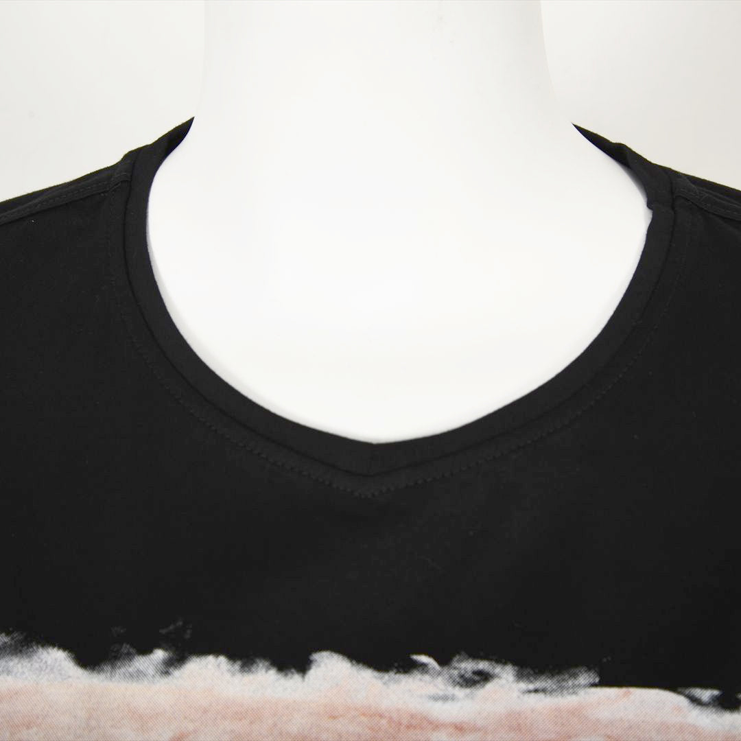 【Lサイズ】【デザイナー手描き】アーティスティックプリント　カットソー　VALENZA　5552526