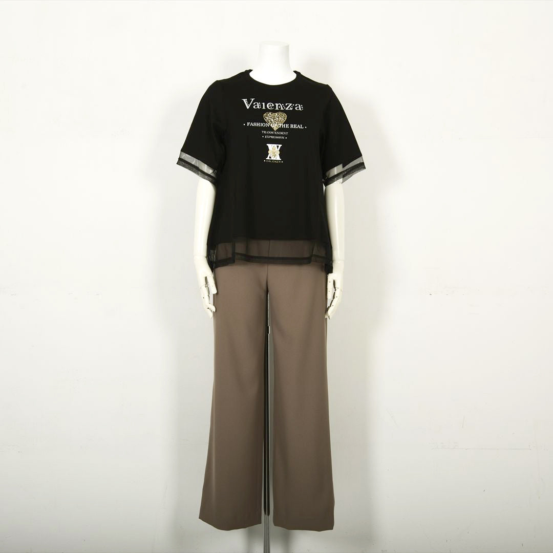 【Lサイズ】【大人気モチーフ】FORハートモチーフ　カットソー　VALENZA　5552527