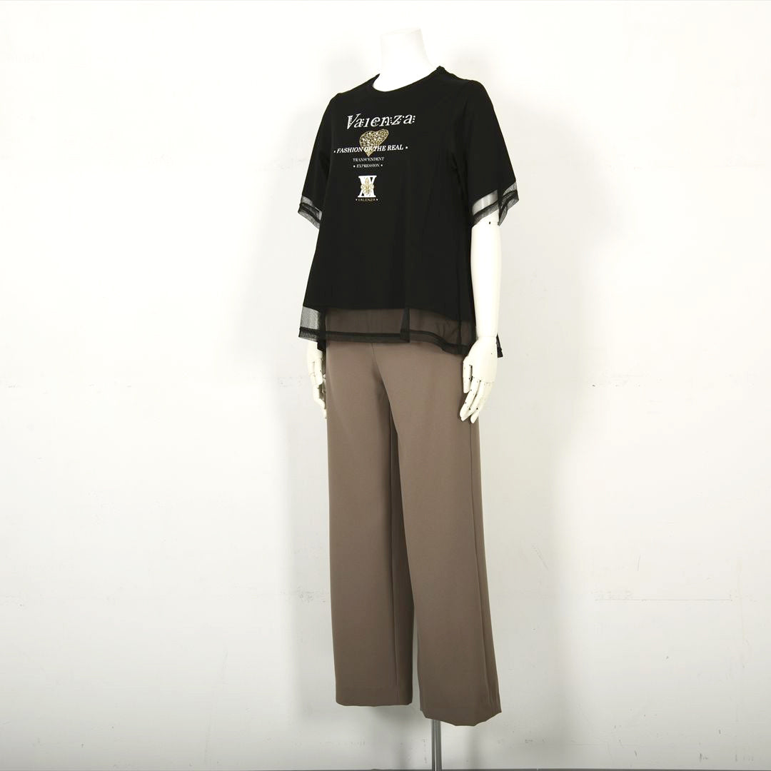 【Lサイズ】【大人気モチーフ】FORハートモチーフ　カットソー　VALENZA　5552527