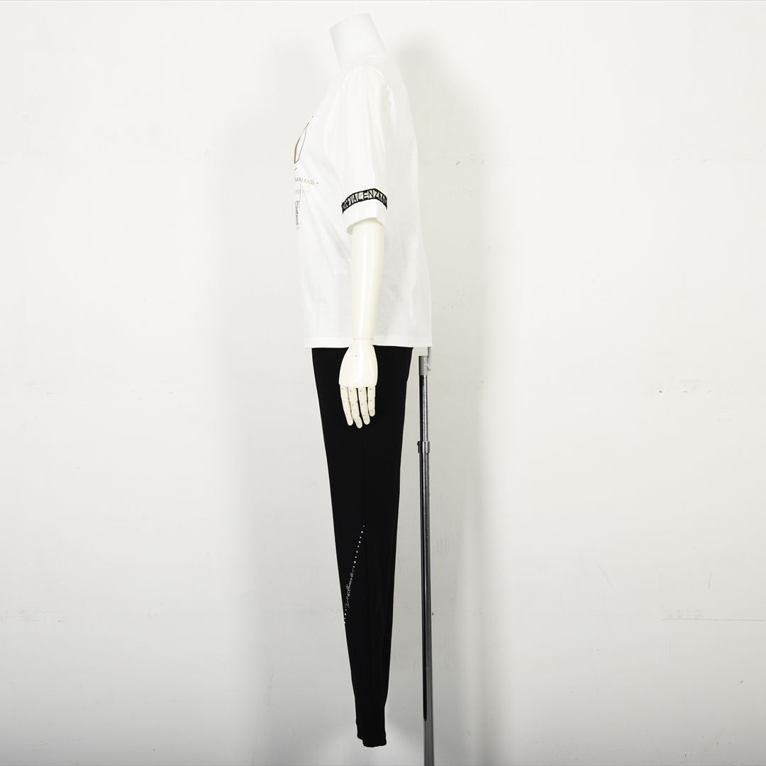 【Lサイズ】幾何学アートプリント　カットソー　VALENZA　5552528