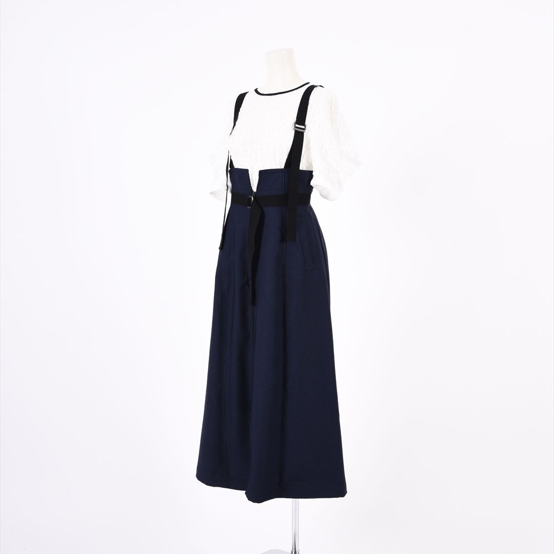 デニムインシュレーター　ジャンパースカート　B DONNA