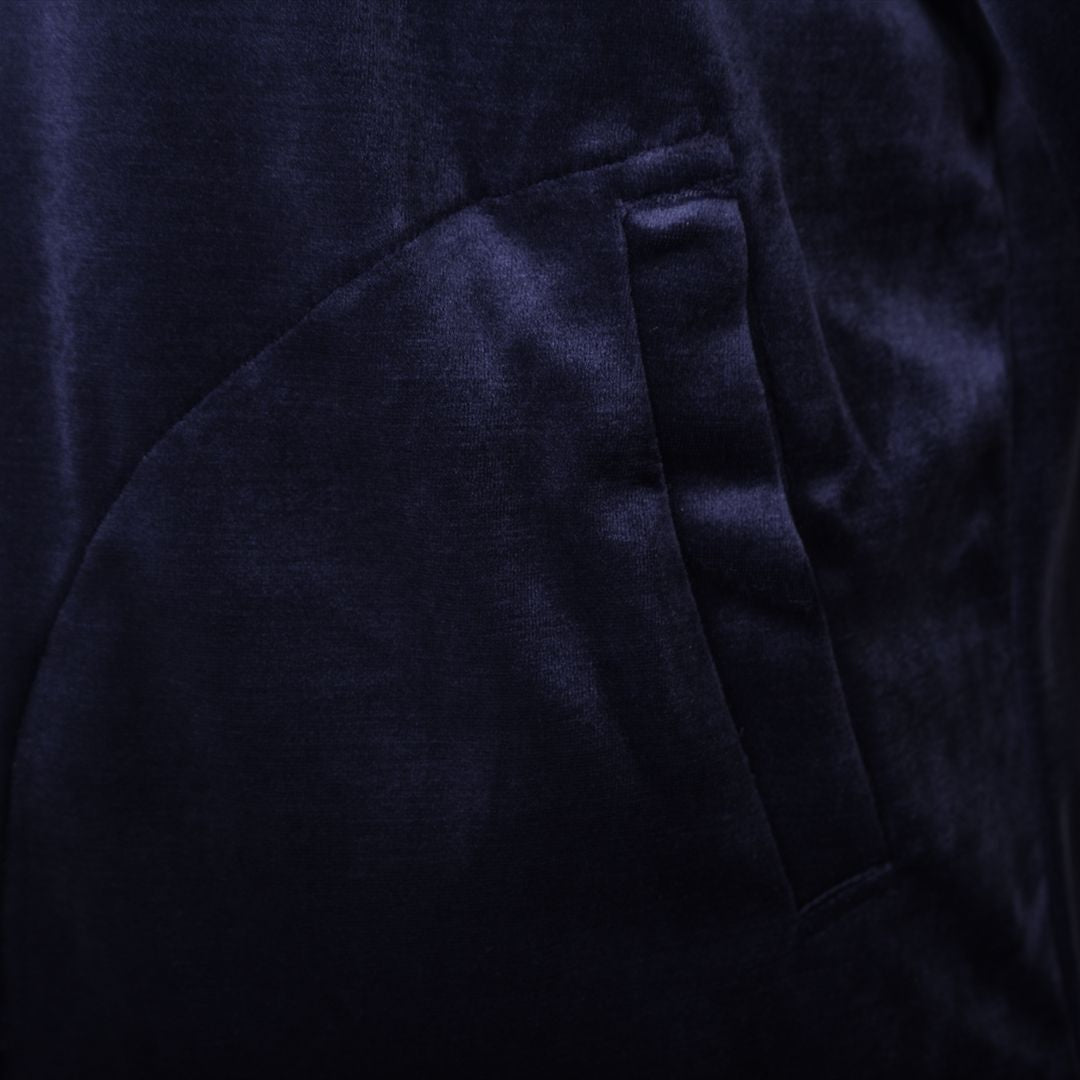 【上品な光沢】フロントモチーフ ストレッチベロアカットソー　VALENZA home　5352304