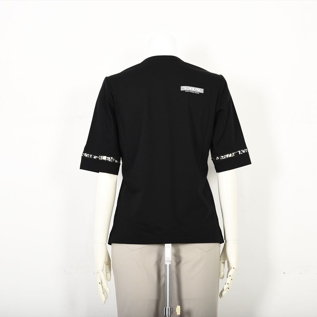 【Lサイズ】幾何学アートプリント　カットソー　VALENZA　5552528