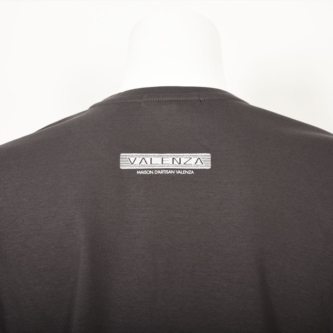 【Lサイズ】【はしごレース】花文様プリント　カットソー　VALENZA　5552529