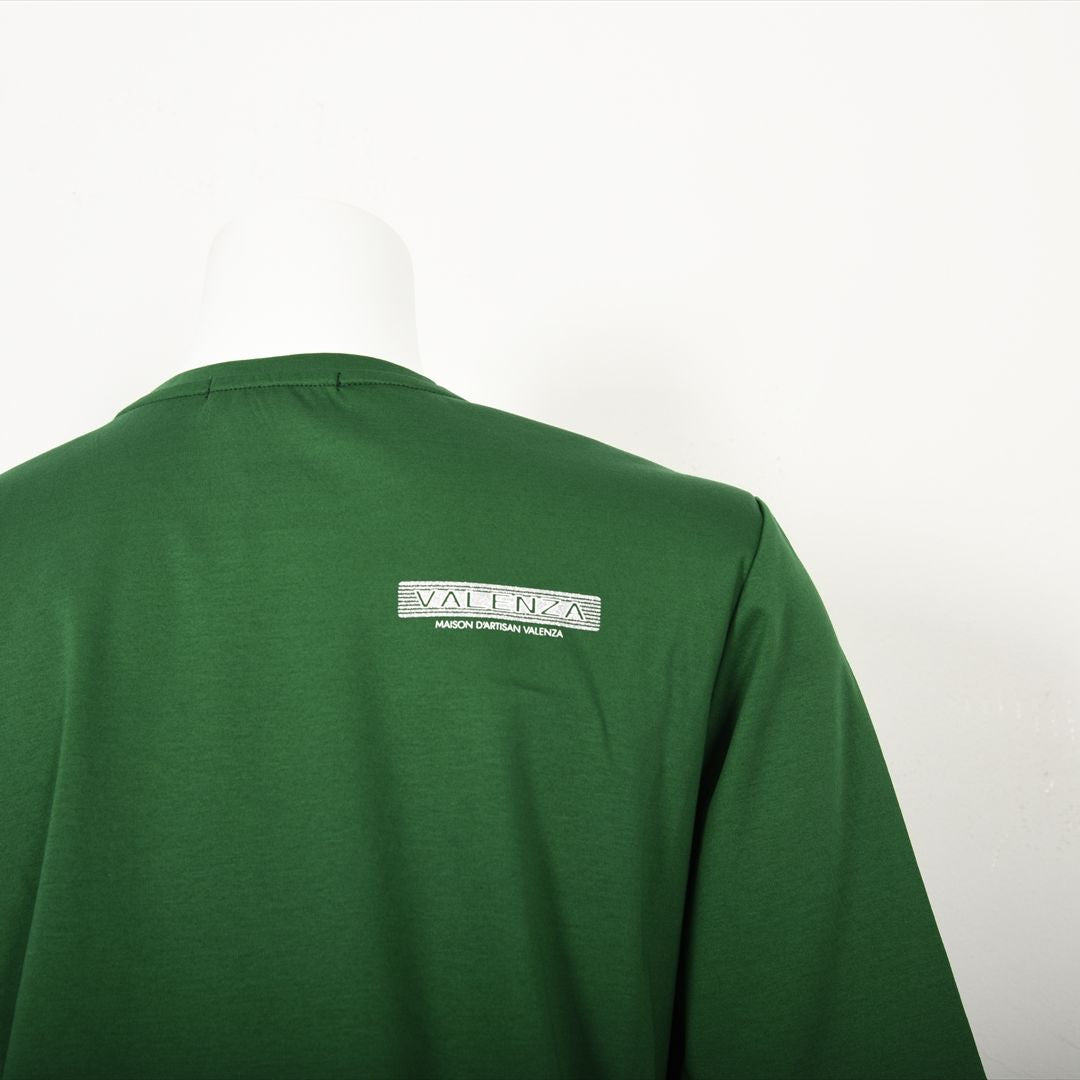 【Lサイズ】幾何学アートプリント　カットソー　VALENZA　5552528