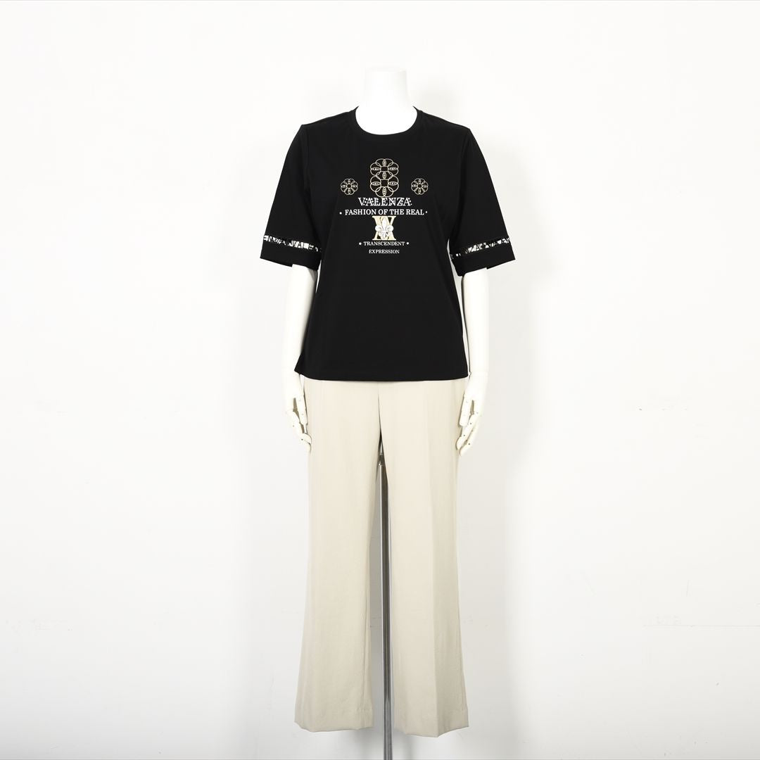 【セットアップ◎】ドライタッチ　ワイドパンツ　VALENZA　5156530