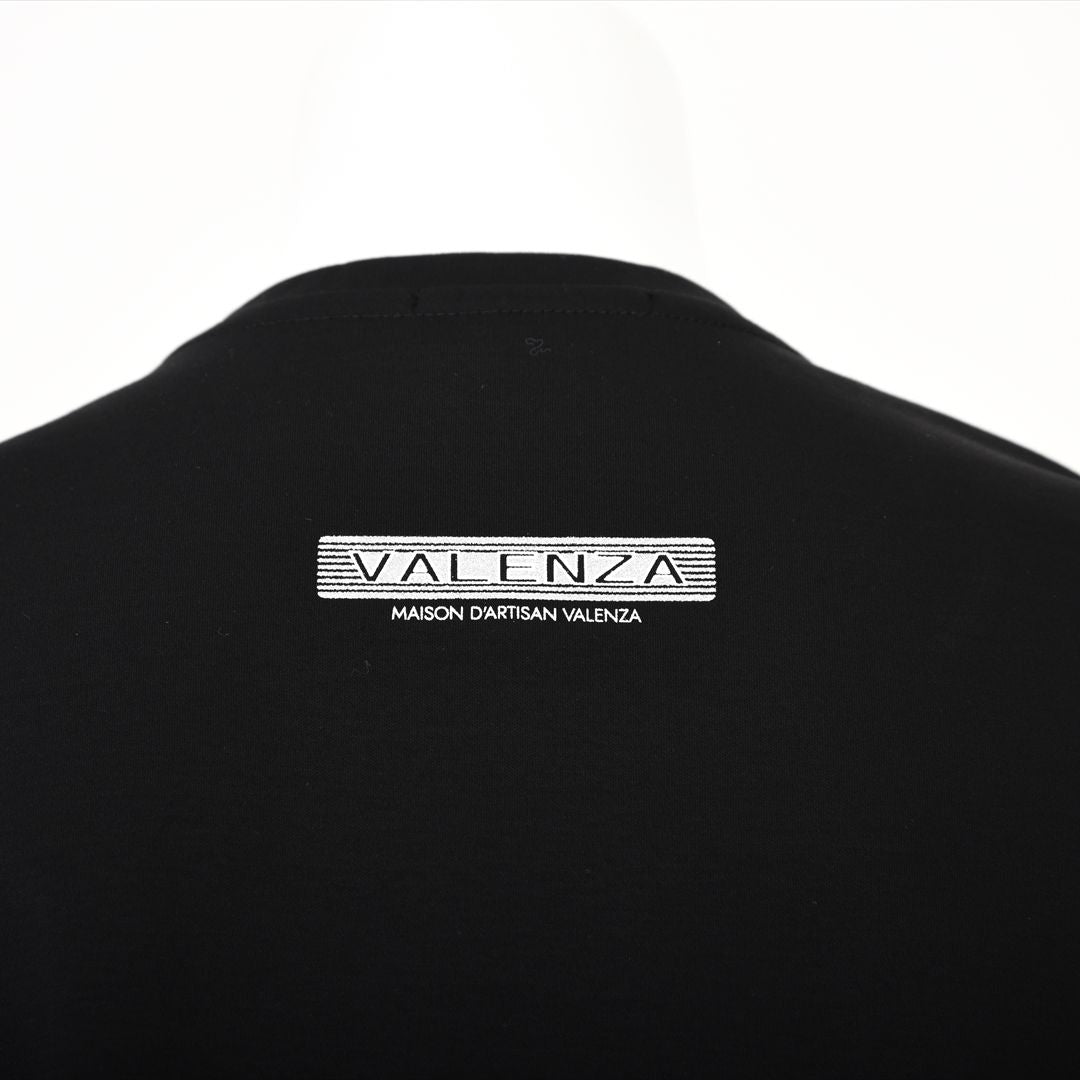 【Lサイズ】【はしごレース】花文様プリント　カットソー　VALENZA　5552529