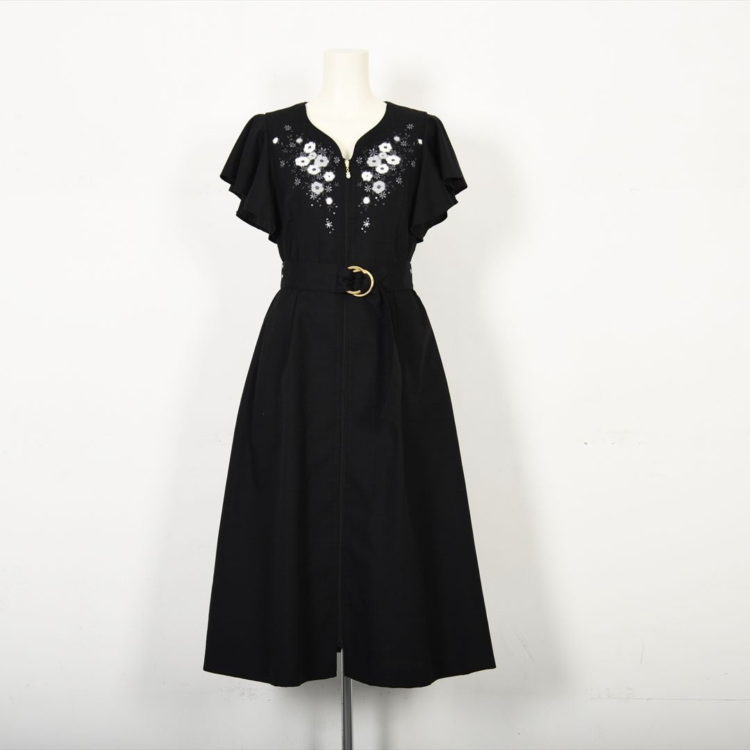 【Prototype】T/Cバニラン 袖フリル刺繍ワンピース　Dear Princess mieux 2049101