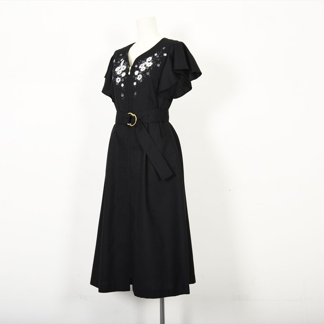 【Prototype】T/Cバニラン 袖フリル刺繍ワンピース　Dear Princess mieux 2049101