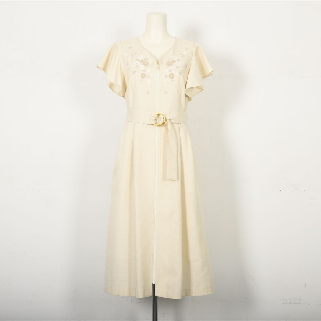 【Prototype】T/Cバニラン 袖フリル刺繍ワンピース　Dear Princess mieux 2049101