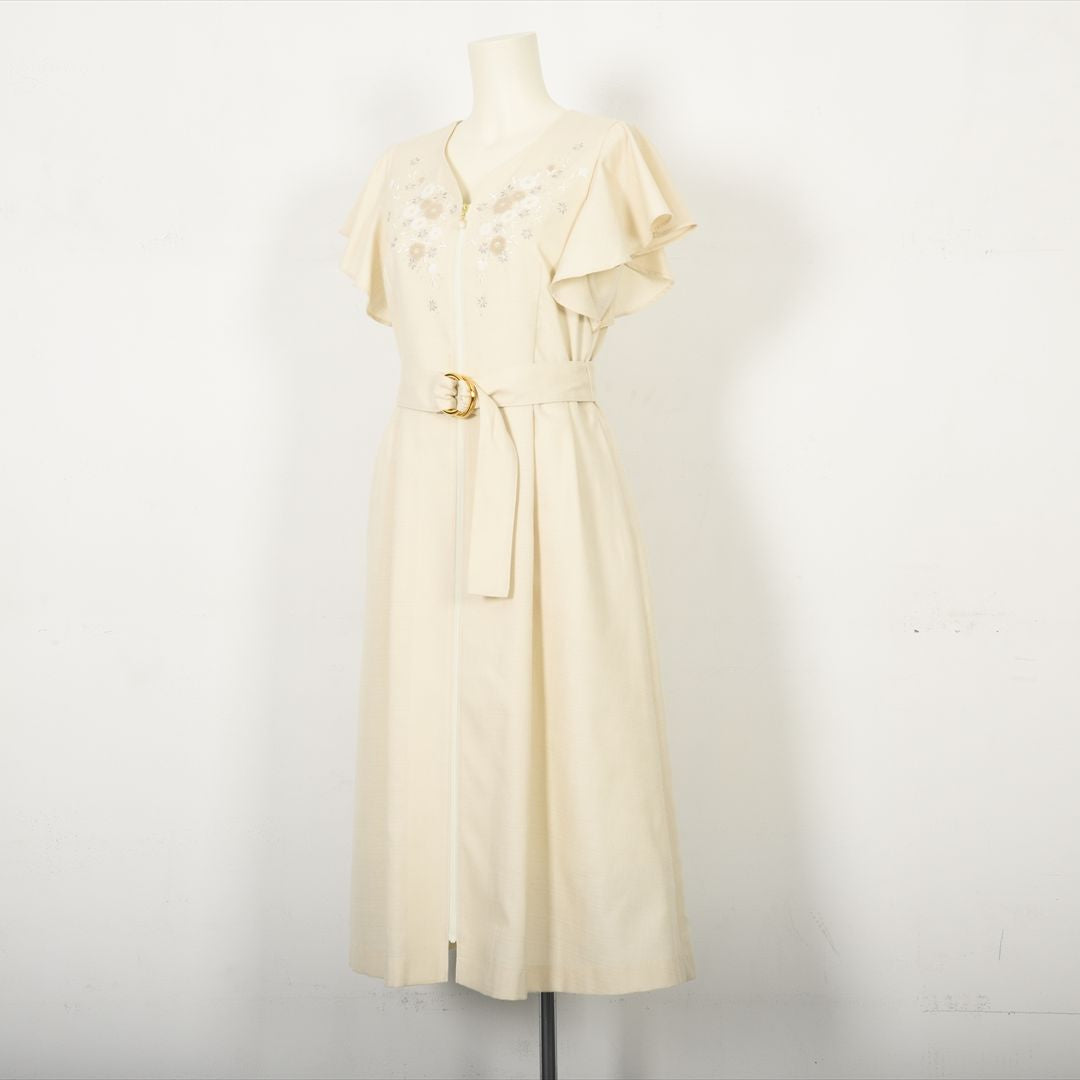 【Prototype】T/Cバニラン 袖フリル刺繍ワンピース　Dear Princess mieux 2049101