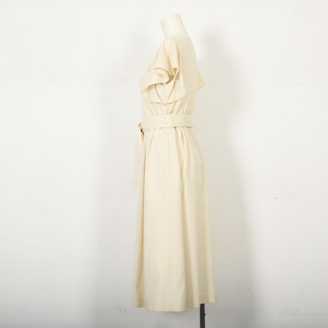 【Prototype】T/Cバニラン 袖フリル刺繍ワンピース　Dear Princess mieux 2049101