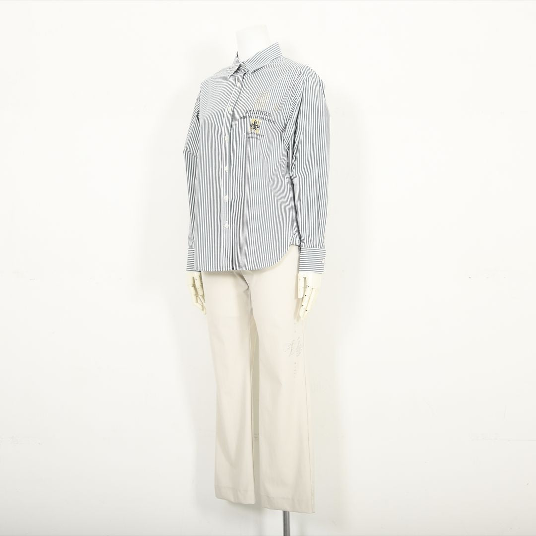 ストライプ　シャツブラウス　VALENZA　5151500