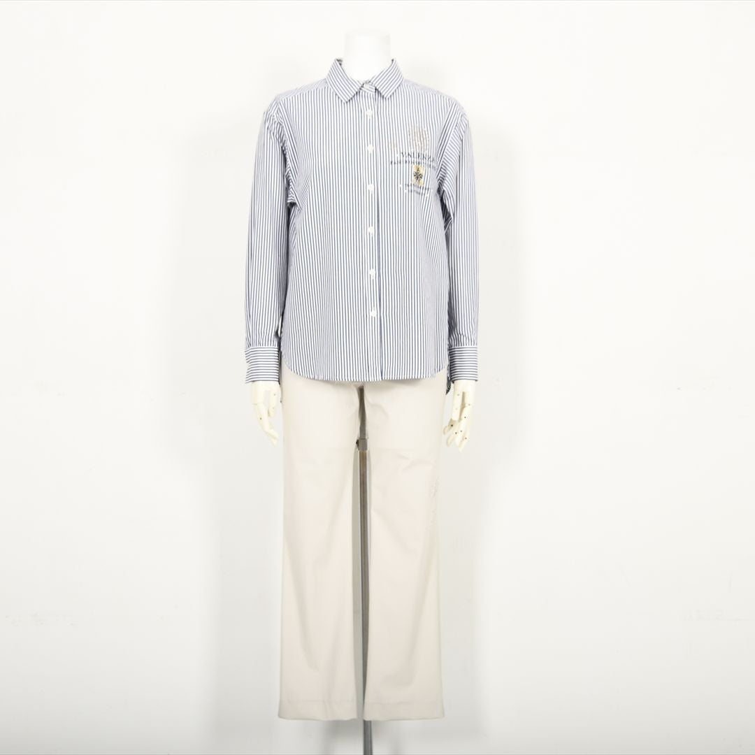 ストライプ　シャツブラウス　VALENZA　5151500