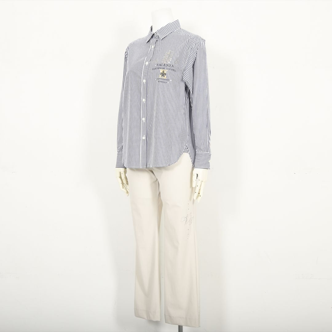 ストライプ　シャツブラウス　VALENZA　5151500