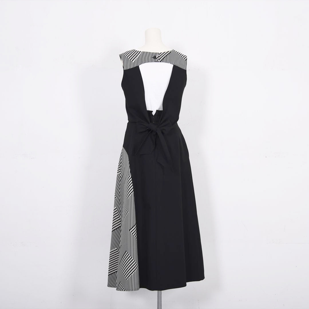 ジオメトリック　ラップスカート　B DONNA　6055102