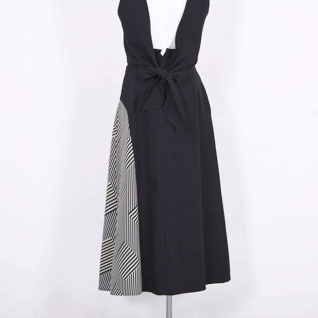 ジオメトリック　ラップスカート　B DONNA　6055102