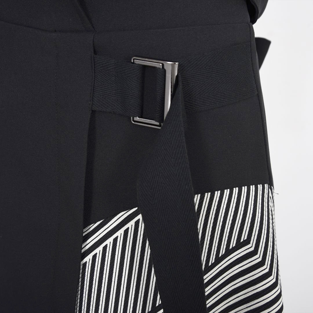 ジオメトリック　ラップスカート　B DONNA　6055102