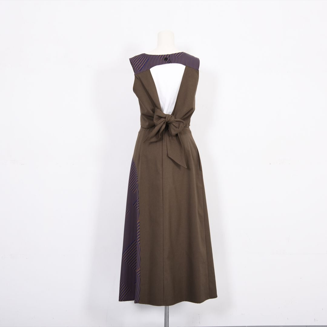 ジオメトリック　ラップスカート　B DONNA　6055102