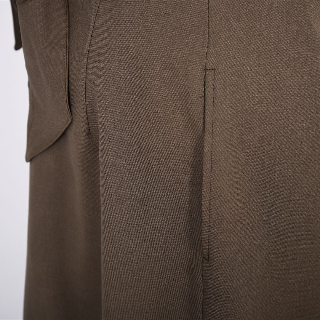 ジオメトリック　ラップスカート　B DONNA　6055102