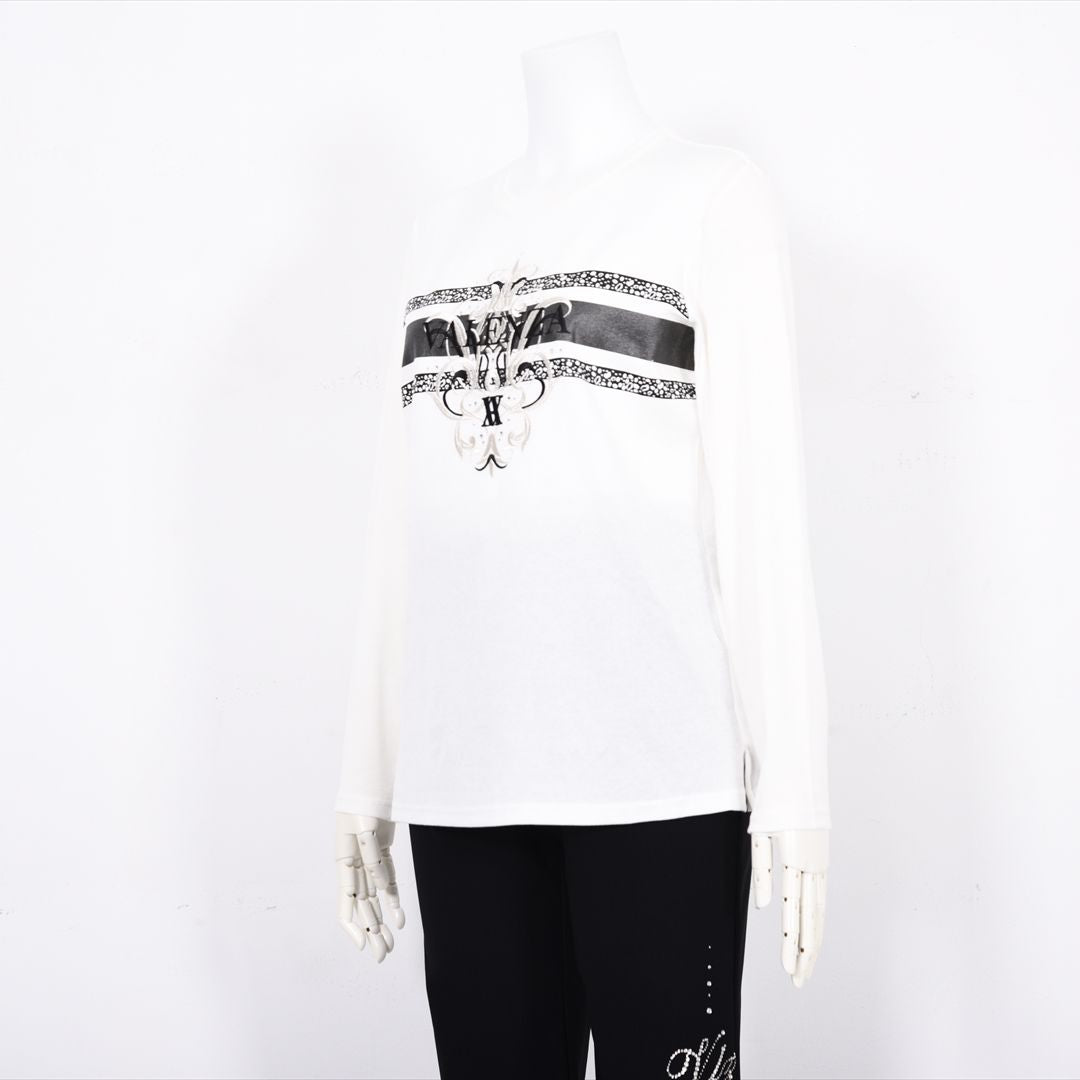 【Lサイズ】フロント刺繍　カットソー　VALENZA　5552511