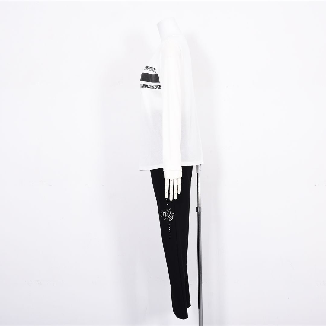 【Lサイズ】フロント刺繍　カットソー　VALENZA　5552511