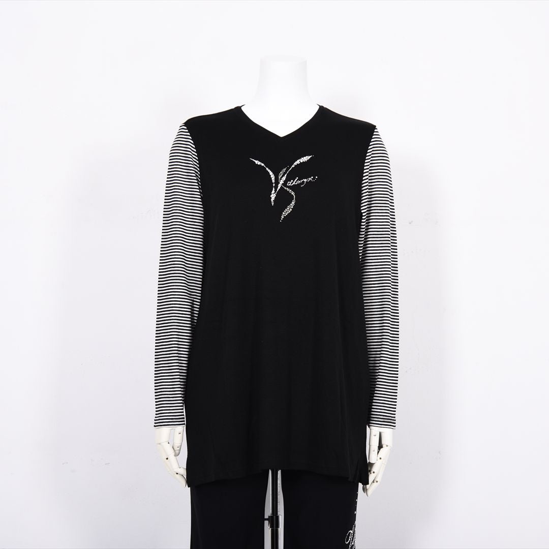 袖ボーダー　チュニックカットソー　VALENZA　5152512