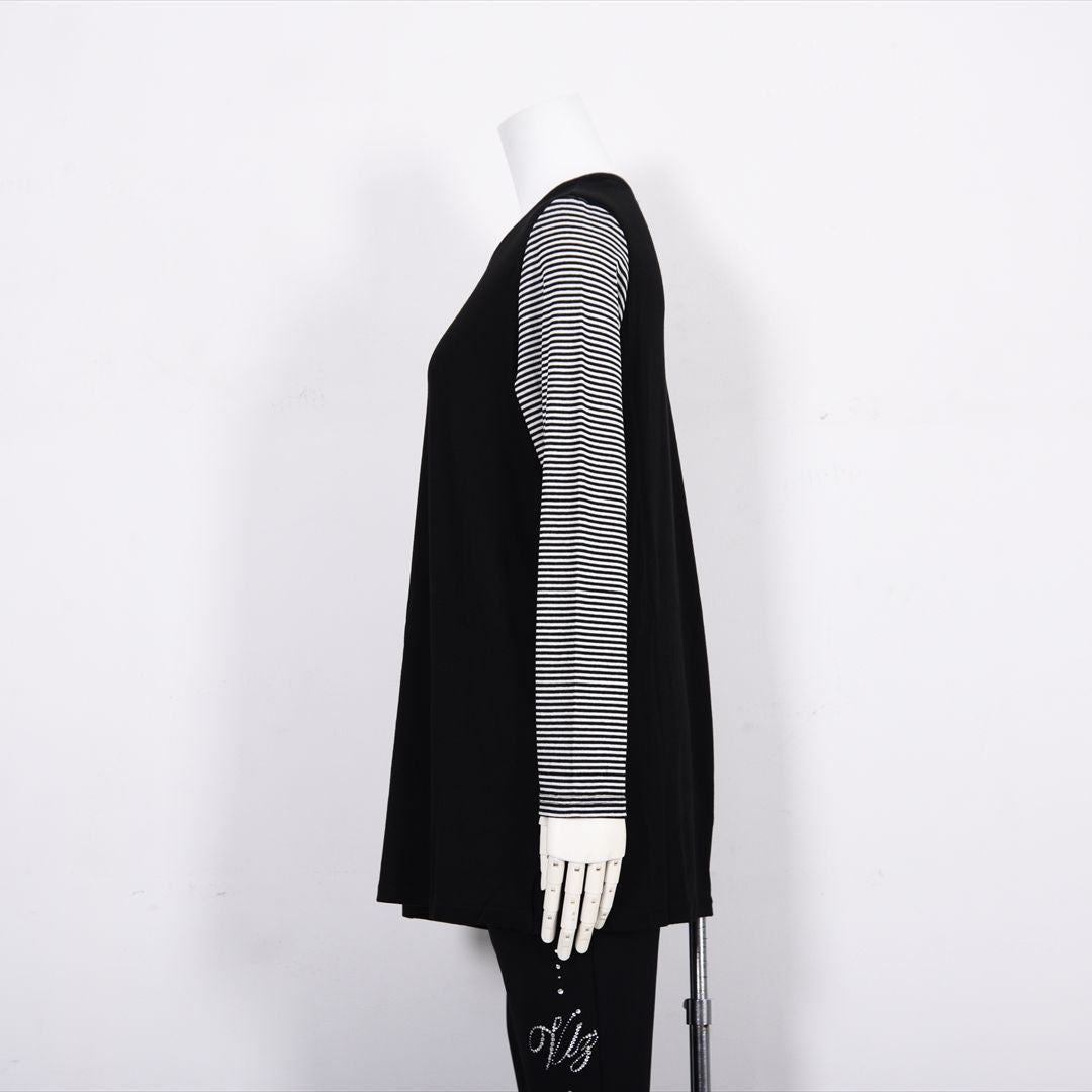 袖ボーダー　チュニックカットソー　VALENZA　5152512