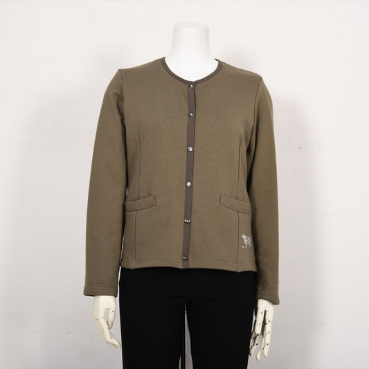 Aegean Organic Cotton 丸首 ジャケットカーデ　VALENZA F　5257203