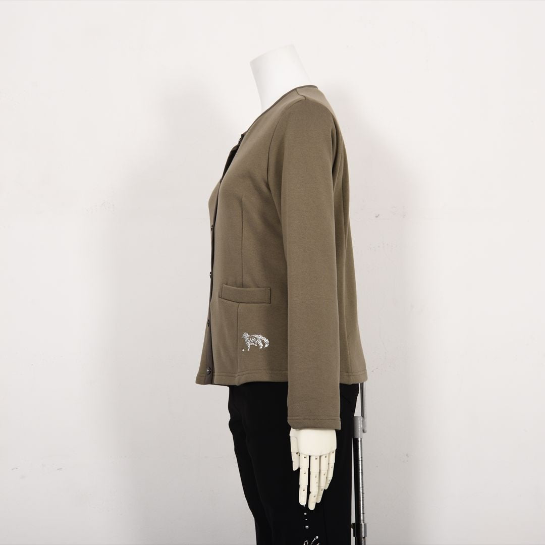 Aegean Organic Cotton 丸首 ジャケットカーデ　VALENZA F　5257203