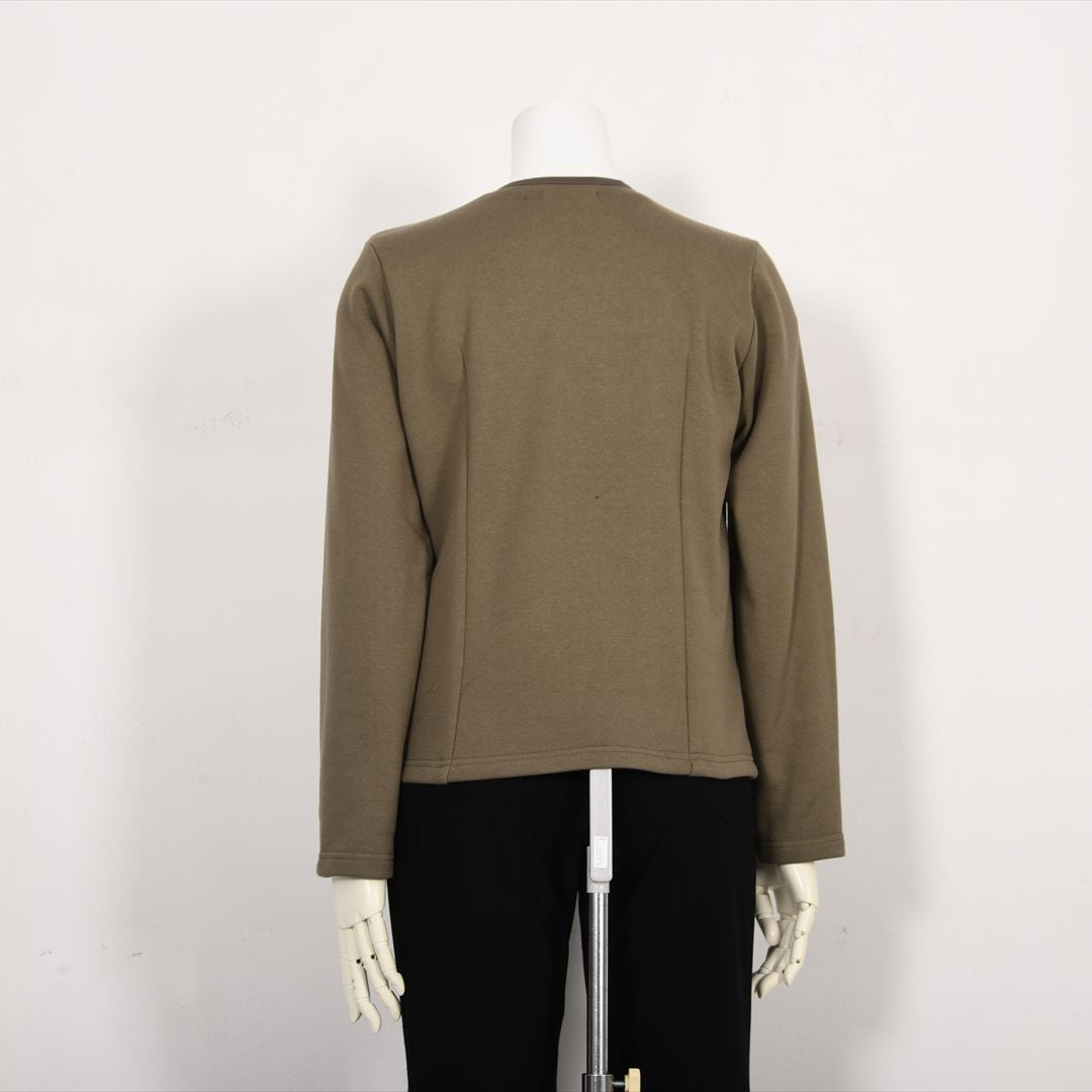 Aegean Organic Cotton 丸首 ジャケットカーデ　VALENZA F　5257203