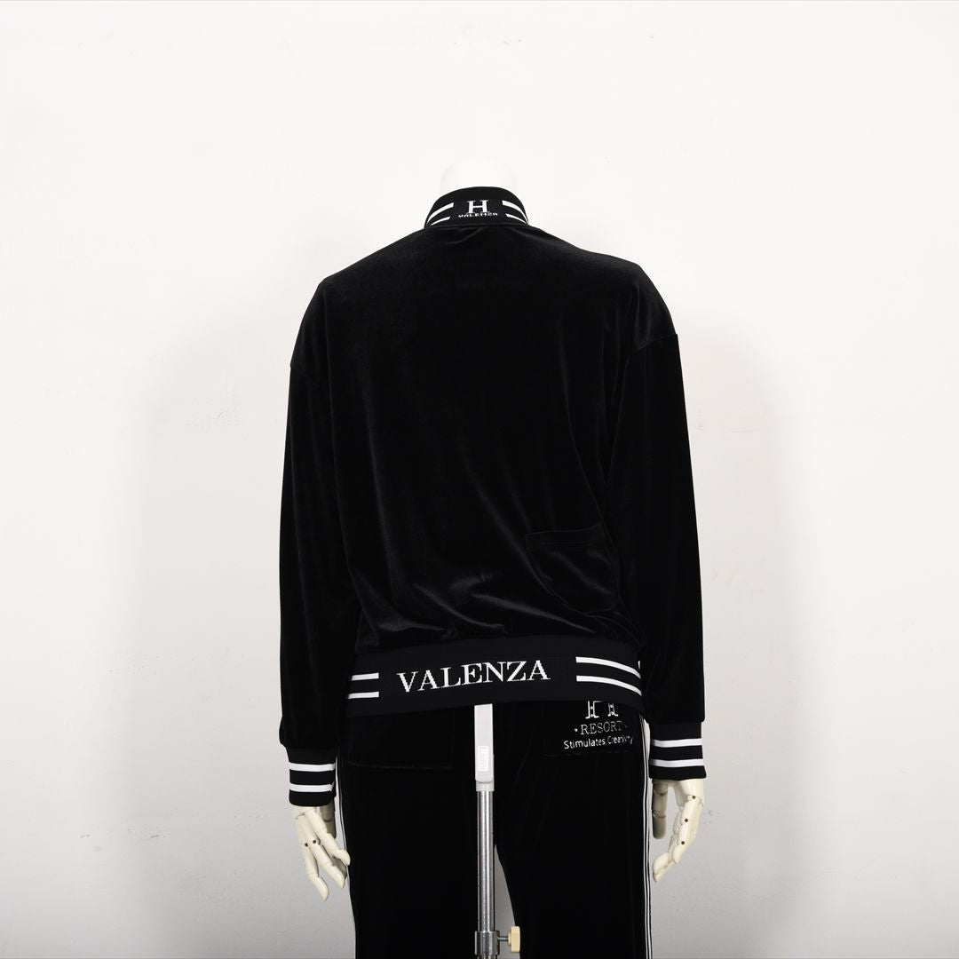 【上品な光沢】ストレッチベロアジャケット　VALENZA home　5352303