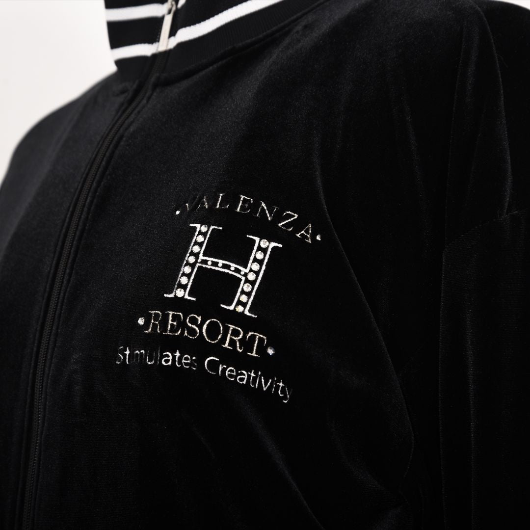 【上品な光沢】ストレッチベロアジャケット　VALENZA home　5352303