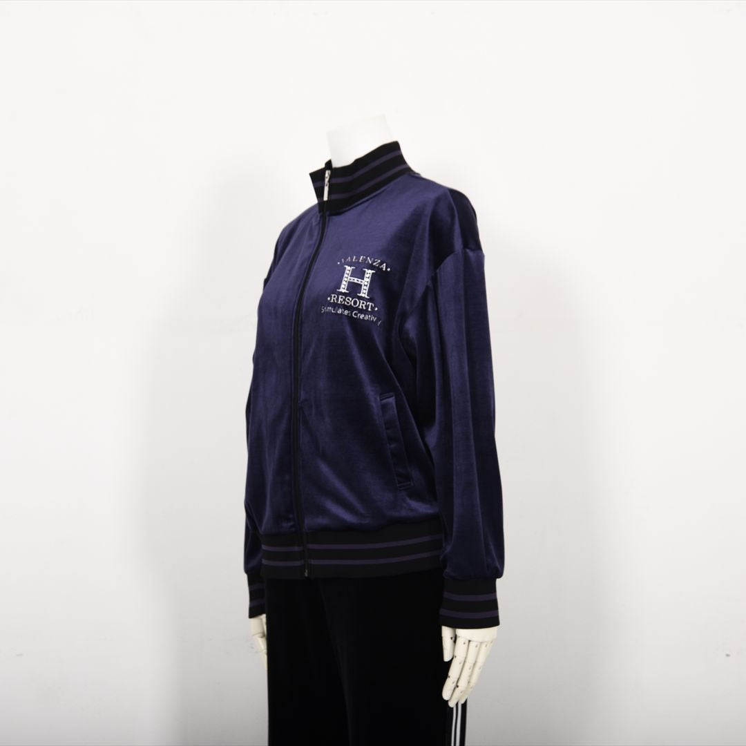 【上品な光沢】ストレッチベロアジャケット　VALENZA home　5352303