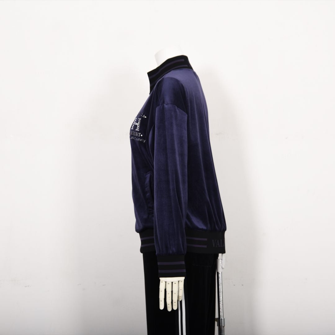 【上品な光沢】ストレッチベロアジャケット　VALENZA home　5352303