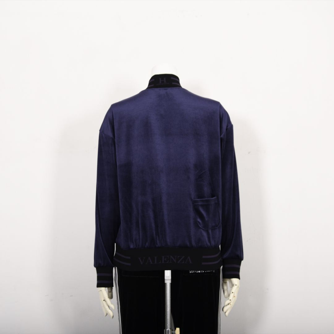 【上品な光沢】ストレッチベロアジャケット　VALENZA home　5352303