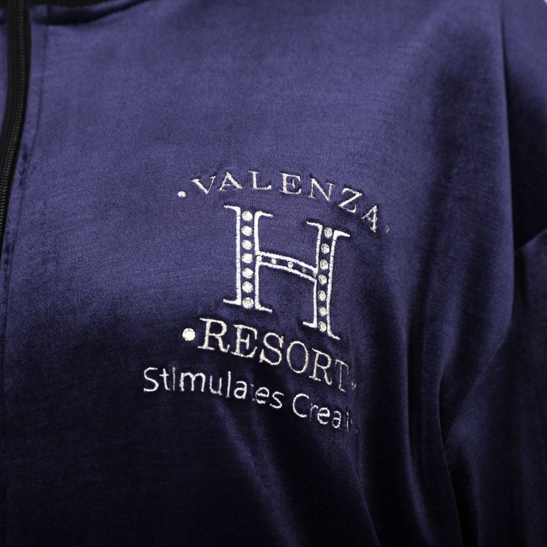 【上品な光沢】ストレッチベロアジャケット　VALENZA home　5352303