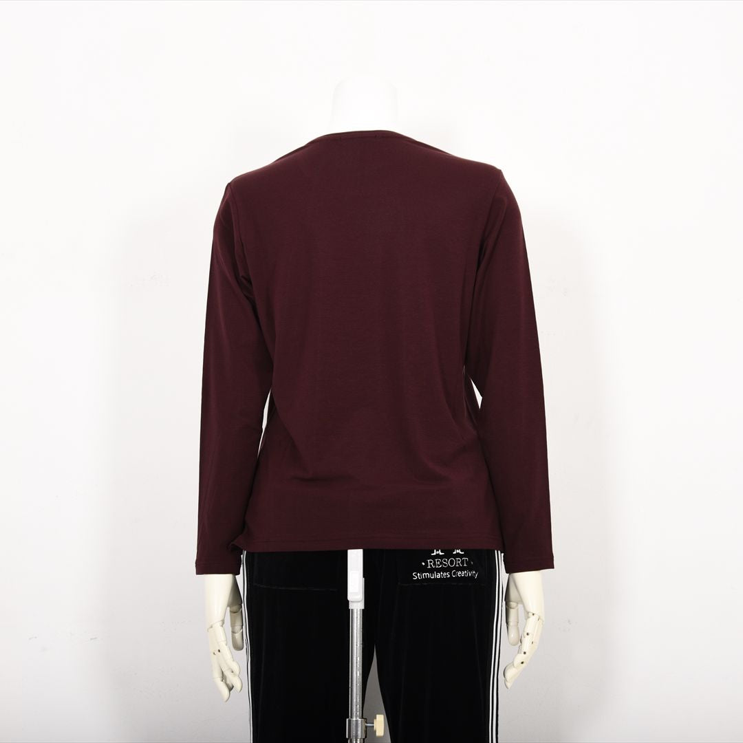 ヒョウ柄×ボーダー　プリントカットソー　VALENZA　5152607