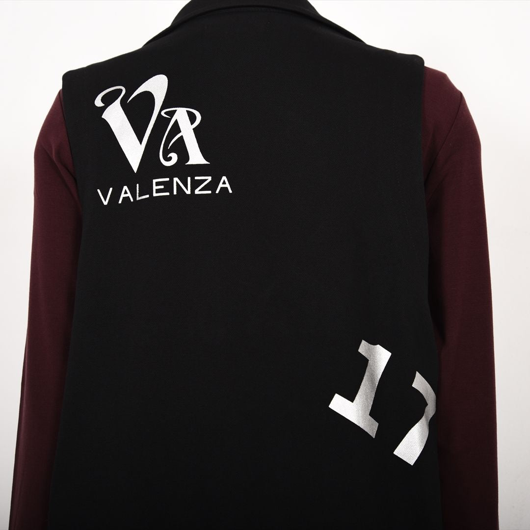 【Lサイズ】【レイヤードスタイルでオシャレ上級者♪】テーラードロングジレ　VALENZA　5557601