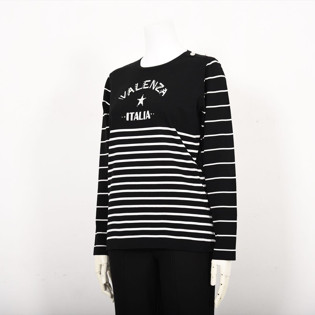 【Lサイズ】ボーダーニット　VALENZA　5553603