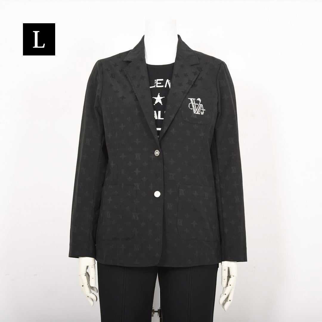 【Lサイズ】モノグラムジャガード ジャケット　VALENZA　5557602