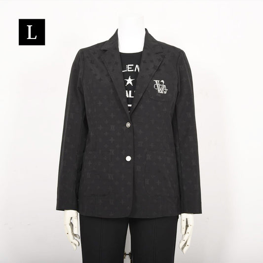 【Lサイズ】モノグラムジャガード ジャケット　VALENZA　5557602