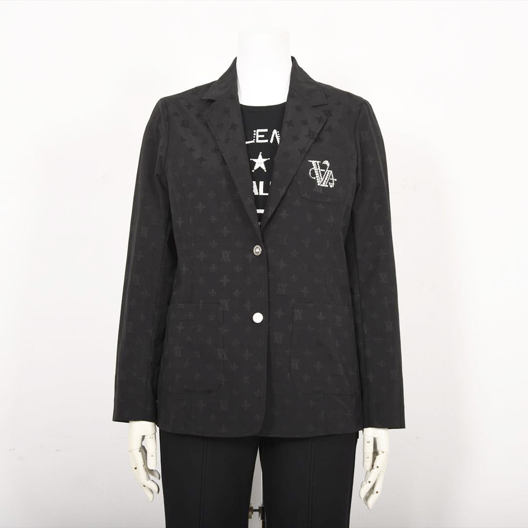 【Lサイズ】モノグラムジャガード ジャケット　VALENZA　5557602