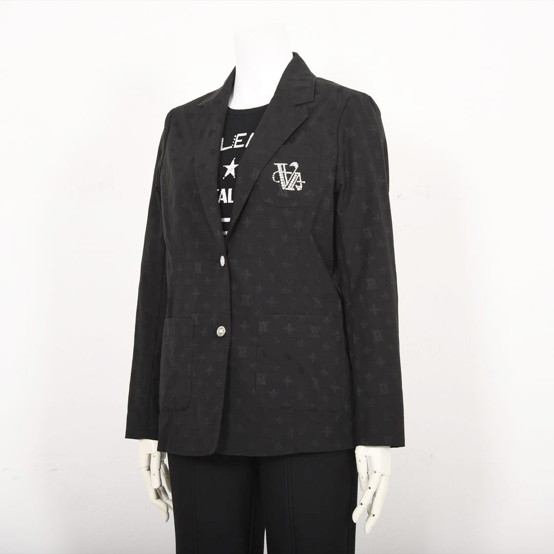 【Lサイズ】モノグラムジャガード ジャケット　VALENZA　5557602