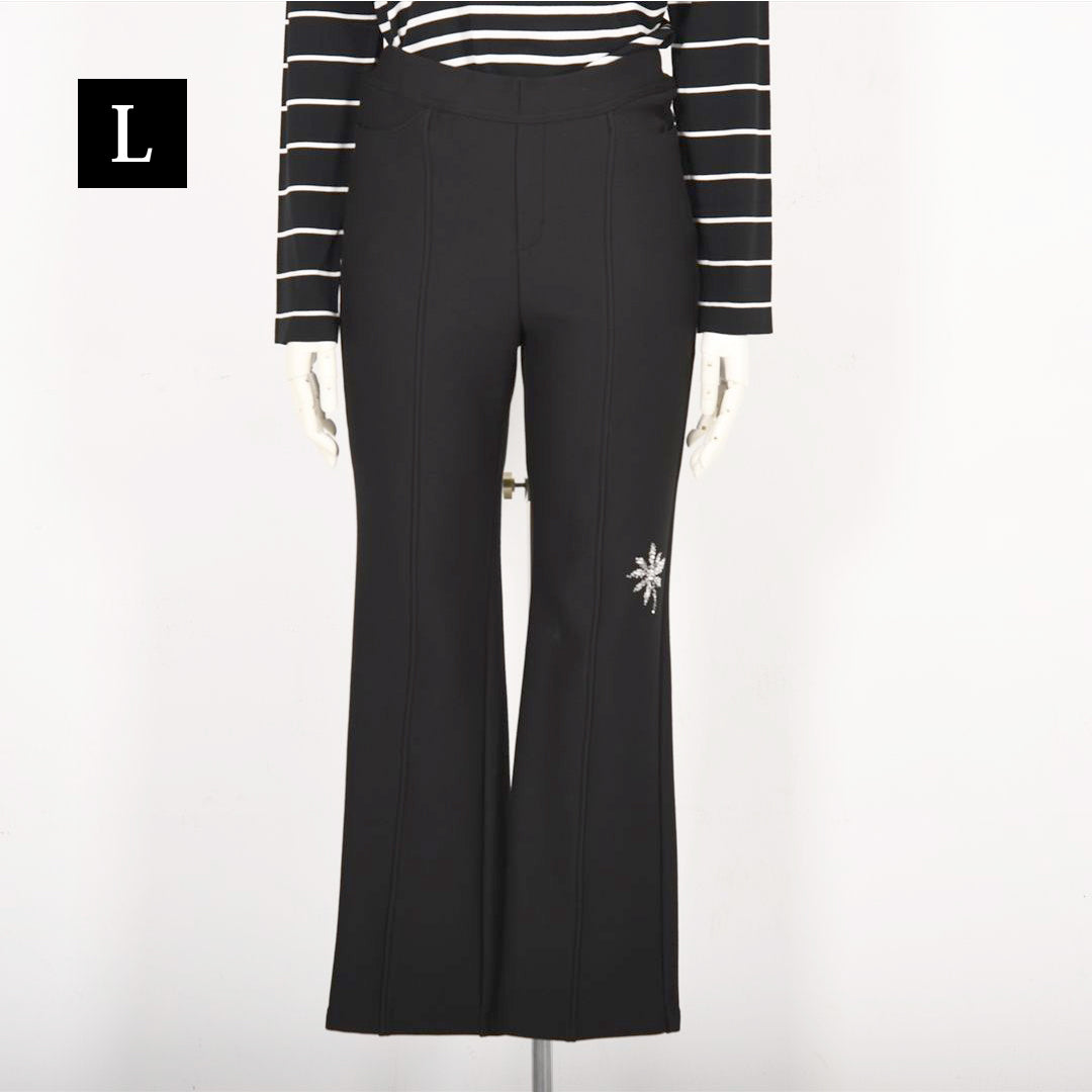 【裏起毛】【Lサイズ】HYPER FIT jersey ストレートパンツ　VALENZA　5556607