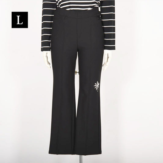 【裏起毛】【Lサイズ】HYPER FIT jersey ストレートパンツ　VALENZA　5556607