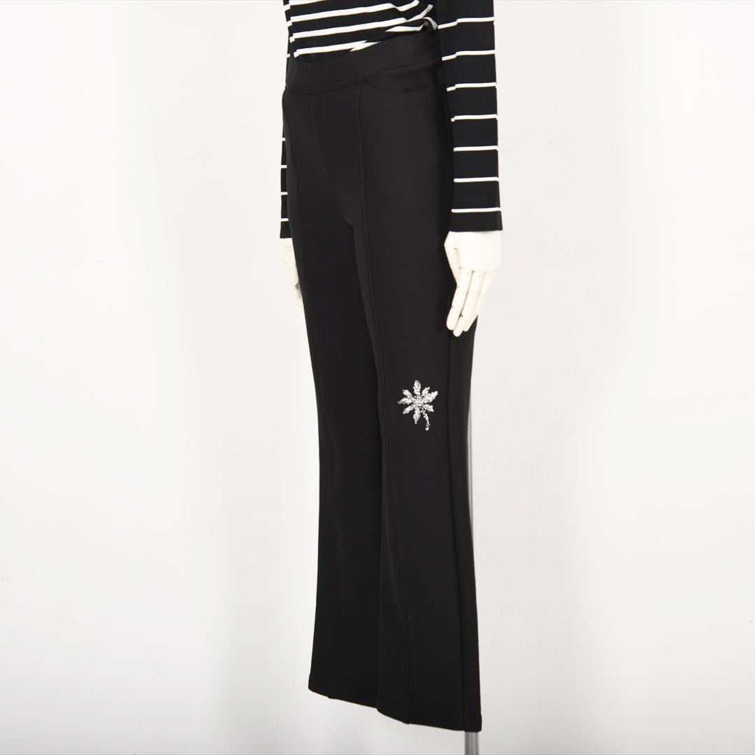 【裏起毛】【Lサイズ】HYPER FIT jersey ストレートパンツ　VALENZA　5556607