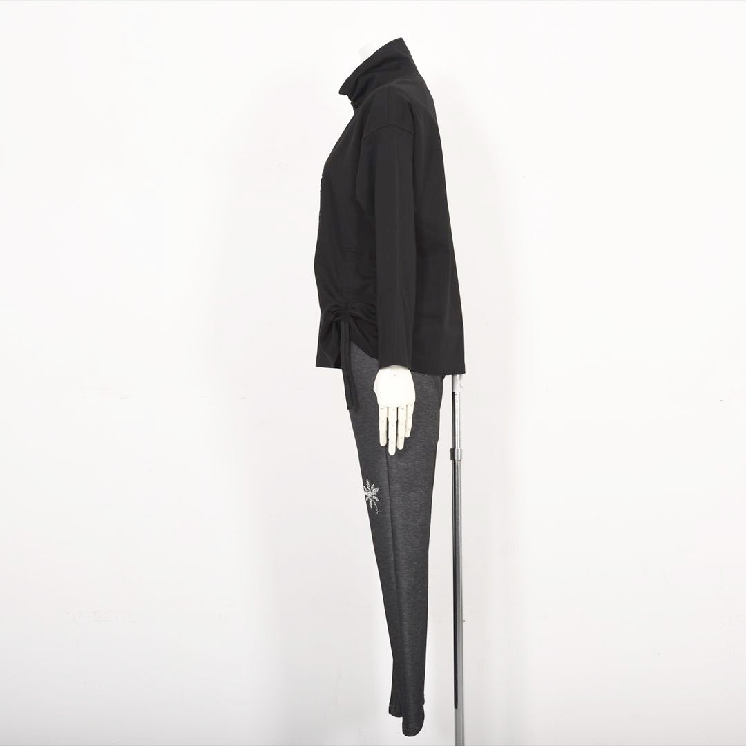 【Lサイズ】エンボス加工　カットソー　VALENZA　5552610