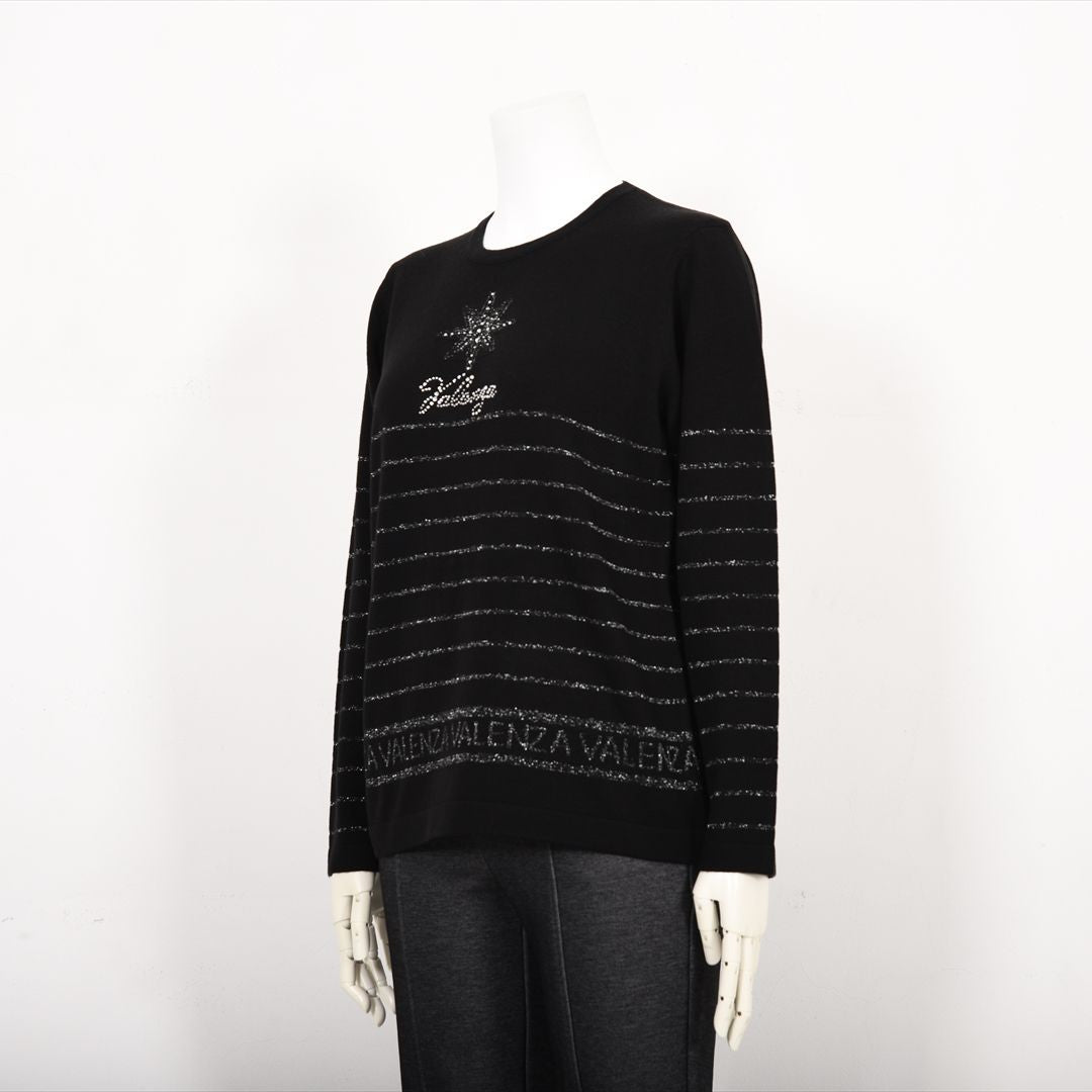 ラメボーダー　ニット　VALENZA　5153607